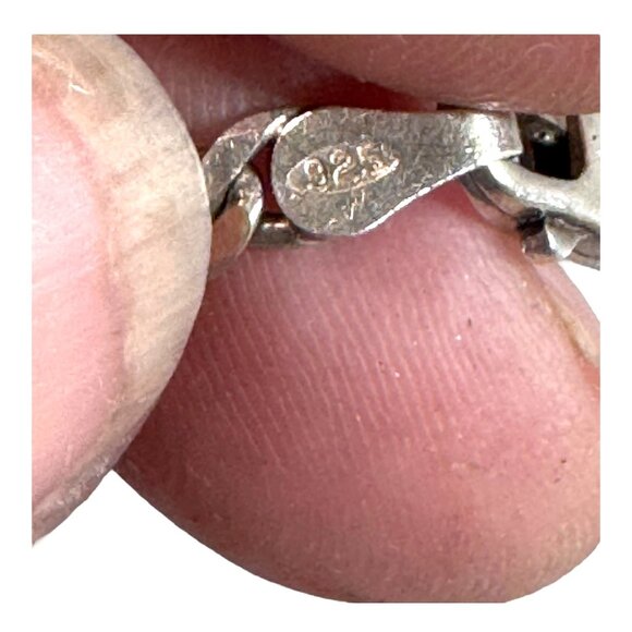 YPS Yeagers Sterling Silver 925 Hammered Cross Pendant Necklace 24" Soule VTG - Picture 6 of 12